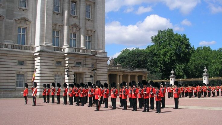 canvi de guàrdia a Buckingham Palace, Londres