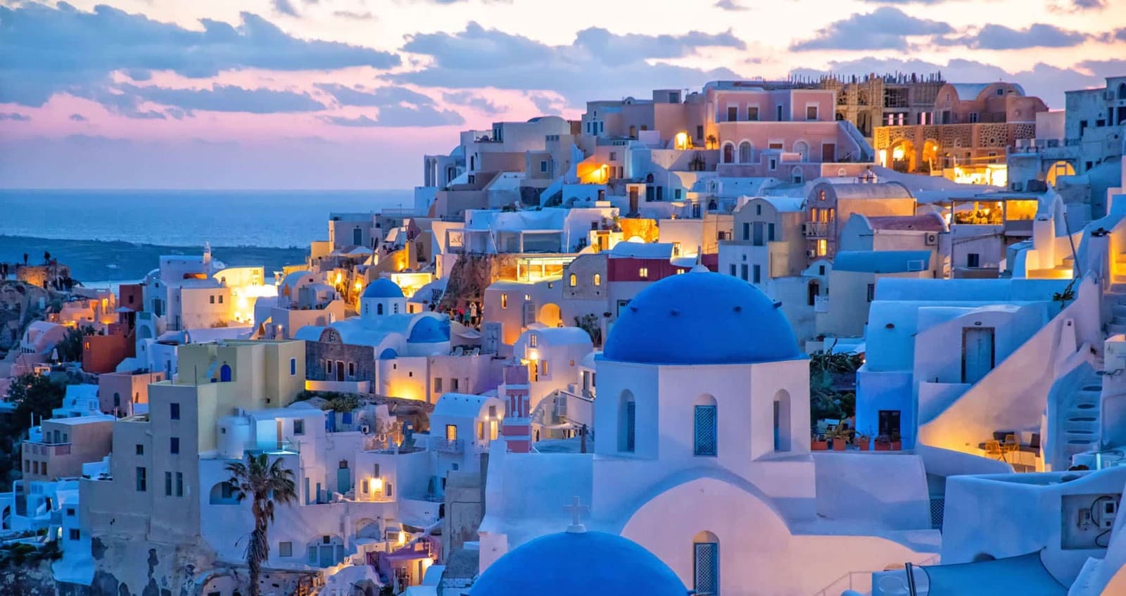 sunset santorini